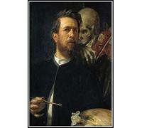 Arnold Bocklin Kit de peinture diamant 5D à faire soi-même avec la mort jouant le violon