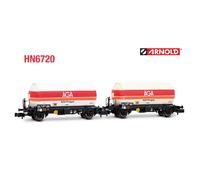 ARNOLD Coffret 2 wagons-citernes à gaz AGA ép. IV- SNCF- N 1/160 - ARNOLD HN6720