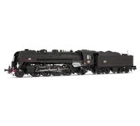 ARNOLD HN2546 SNCF, 141R 568 avec Roues Mixtes à Rayons et boxpok et Tendre à Charbon riveté, Noir, Rouge, Locomotive à Vapeur epIII
