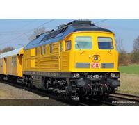 Arnold HN2601S DB Bahnbau, Locomotive Diesel 233 493-6, livrée Jaune, epVI, avec décodeur sonore DCC Locomotive Diesel