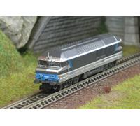 Locomotive Diesel Arnold HN2653S SNCF CC 72006 Multiservice avec Logo SNCF Rouge, ép, V, avec décodeur sonore DCC,