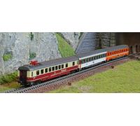 Arnold HN4390 Set de 3 voitures voyageurs, EuroCity "Mozart", restaurant DB / 1è