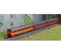 Arnold HN4391 Set de 3 voitures voyageurs, EuroCity "Mozart", 2eme classes ÖBB,