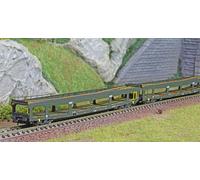 Arnold HN4411 Set de 2 portes-auto, DD DEV 66, livrée vert, logo encadré blanc,