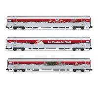 Arnold HN4473 SNCF, Pack 3 unités Train de Noël - Coca-Cola 2010, Voitures Voyageurs epVI
