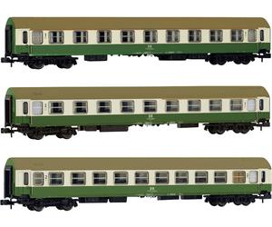 Arnold HN4482 Lot de 3 voitures de voyageurs OSShD type B N 2/2 de la DR