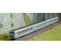 Arnold HN4498 Set de 3 voitures voyageurs Mistral 69, TEE, A3rtu + A8ux2 "Jules