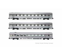 3 voitures TEE "Mistral 69", (A3rtu + A8ux2) Jules Verne, SNCF, Ep. IV - ARNOLD