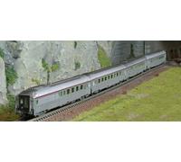 Arnold HN4499 Set de 4 voitures voyageurs Mistral 69, TEE, Vru + A8tux2 + AD4tux