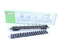 ARNOLD HN6464 WAGON PLAT A BOGIES DE LA DB CHARGE Ep IV