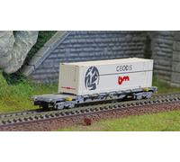 Arnold HN6649 Wagon porte-conteneurs à bogies type Sgss, F-NOVA, avec conteneur