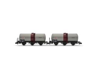 Arnold HN6675 SNCF, Coffret de 2 Wagons-citernes à vin à 3 essieux, SGTL SEWAR, Wagons de fret EPIV