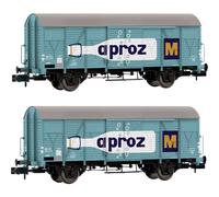 Arnold HN6683 Lot de 2 wagons de marchandises K4 « APROZ » de la SBB