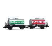 ARNOLD 2 wagons-citernes à 2 essieux, livrée « BYRRH » ép. IV - SNCF - N 1/160 -