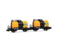 ARNOLD HN6747 FS, Coffret 2 Wagons-citernes 2 essieux « Api », ép. IV, Wagons Miniatures, dès 14 Ans