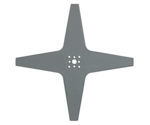 ARNOLD Lame de Tondeuse AR6 Compatible avec Les tondeuses Robots Ambrogio, Stiga et Autres Marques ; 1111-S6-0034, Noire