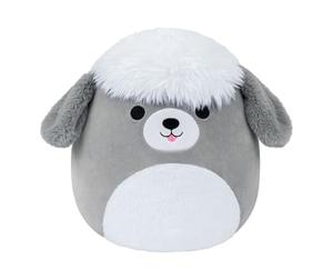 Arnold Le Chien de Berger Gris et Blanc Original Squishmallows de 30 cm