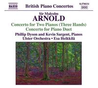 Arnold, M. – Concerto pour deux pianos – CD – NAXOS