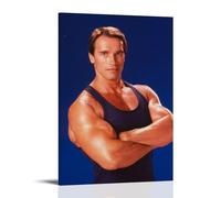 Arnold Schwarzenegger Toile murale moderne pour chambre à coucher avec cadre 40 x 60 cm