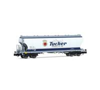 Arnold Wagon-trémie céréalier à 4 essieux HN6708, livrée Bleu Clair Tucher, ép. V-VI