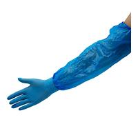 ARNOMED CPE manchon protection, 100x manchon de protection avant bras, manchon avant bras unisexe (40x20 cm), manchette jetable en plastique jetable avec élastiques, manchon jetable contre la saleté