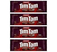 Arnott's Tim Tam Classic Dark Lot de 4 paquets de biscuits au chocolat australien pour la protection, importé d'Australie