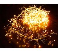 Arnusa Guirlande lumineuse à 480 LED - 3 m - Blanc chaud - Micro LED - Éclairage de Noël avec minuterie