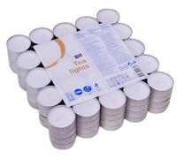 aro Bougie chauffe-plat, paraffine, Ø 3.75 x 1.5 cm, durée d'éclairage de 4 heures, blanche, 100 pièces