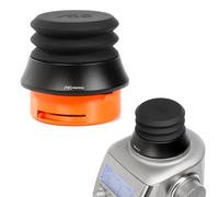 ARO Espresso™ Trémie monodose en aluminium avec soufflet en silicone et déflecteur anti-popcorn intégré | Compatible avec Breville/Sage Smart Grinder Pro