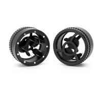 ARO Orbit PRO™ Outil de distribution d'espresso spirographique en aluminium | WDT à engrenage pour baristas à domicile et cafés professionnels (noir, 58 mm)