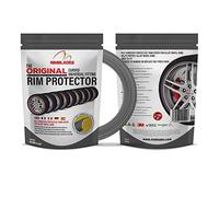 Aroba, RIMBLADES ULTRA, 2022, anneau de protection des jantes en aluminium, autocollant pour bords des jantes, styling pour jantes, protection pour rebord de la jante (gris)