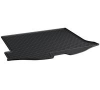 AROBA Tapis de coffre design GL1902, Tapis Voiture compatible avec Volvo V60 année de construction 12.2010-05.2018 - Tapis de coffre sur mesure - Bord surélevé - Noir