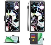 Aroepurt Coque avec SPC Wuum S Pro Coque Case PTH-HS | Phone Etui Cover [1*Protecteur d'écran en verre][Blocage RFID][Réflexion de la lumière]