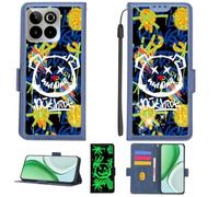 Aroepurt Coque avec SPC ZEUS 2 Elite Coque Case PTL-TYX | Phone Etui Cover [1*Protecteur d'écran en verre][Blocage RFID][Paillettes dorées + Effet lumineux]