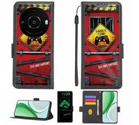 Aroepurt Coque Compatible pour カシオ LEITZ Phone 3 Coque Étui Housse Case Support [avec Film Protecteur HD d'une dureté de 9H] [Blocage RFID][Effet Lumineux Sombre] LPT-JGP