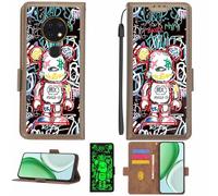 Aroepurt Coque Compatible pour Agm H3 Coque Étui Housse Case Support [avec Film Protecteur HD d'une dureté de 9H] [Blocage RFID][Effet Lumineux Sombre] LPT-MXX