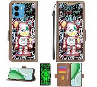 Aroepurt Coque Compatible pour Agm Note N1 Lite Coque Étui Housse Case Support [avec Film Protecteur HD d'une dureté de 9H] [Blocage RFID][Effet Lumineux Sombre] LPT-MXX