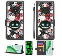 Aroepurt Coque Compatible pour Alcatel 1x 5059a Coque Étui Housse Case Support [avec Film Protecteur HD d'une dureté de 9H] [Blocage RFID][Effet Lumineux Sombre] LPT-LZM