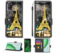 Aroepurt Coque Compatible pour Alcatel 3X 2020 Coque Étui Housse Case Support [avec Film Protecteur HD d'une dureté de 9H] [Blocage RFID][Paillettes dorées + Brillantes] LPT-TT