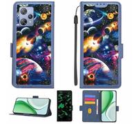 Aroepurt Coque Compatible pour Blackview A53 Pro Coque Étui Housse Case Support [avec Film Protecteur HD d'une dureté de 9H] [Blocage RFID][Effet Lumineux Sombre] LPT-XQ