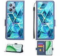 Aroepurt Coque Compatible pour Blackview A53 Pro Coque Étui Housse Case Support [avec Film Protecteur HD d'une dureté de 9H] [Blocage RFID][Effet de réfraction] LPT-LS