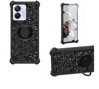 Aroepurt Coque Compatible pour Blackview Color 8 Coque Étui [avec Trempé 9H Protection D'écran] Case Support de Bague PC + Silicone TZZH-HEI