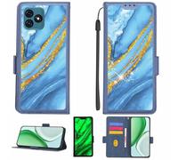 Aroepurt Coque Compatible pour Blackview Oscal C20 Pro Coque Étui Housse Case Support [avec Film Protecteur HD d'une dureté de 9H] [Blocage RFID][Paillettes dorées + Brillantes] LPT-LDL