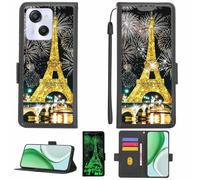 Aroepurt Coque Compatible pour Blackview Oscal Modern 8 Coque Étui Housse Case Support [avec Film Protecteur HD d'une dureté de 9H] [Blocage RFID][Paillettes dorées + Brillantes] LPT-TT