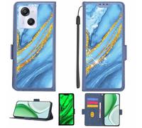 Aroepurt Coque Compatible pour Blackview Oscal Modern 8 Coque Étui Housse Case Support [avec Film Protecteur HD d'une dureté de 9H] [Blocage RFID][Paillettes dorées + Brillantes] LPT-LDL