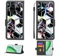 Aroepurt Coque Compatible pour Blackview Oscal Tiger 8 Coque Étui Housse Case Support [avec Film Protecteur HD d'une dureté de 9H] [Blocage RFID][Effet de réfraction] LPT-HS