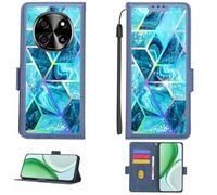 Aroepurt Coque Compatible pour Blackview Oscal Tiger 8 Coque Étui Housse Case Support [avec Film Protecteur HD d'une dureté de 9H] [Blocage RFID][Effet de réfraction] LPT-LS