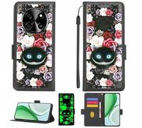 Aroepurt Coque Compatible pour Blackview Oscal Tiger 8 Coque Étui Housse Case Support [avec Film Protecteur HD d'une dureté de 9H] [Blocage RFID][Effet Lumineux Sombre] LPT-LZM