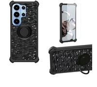 Aroepurt Coque Compatible pour Blackview Wave 10 Coque Étui [avec Trempé 9H Protection D'écran] Case Support de Bague PC + Silicone TZZH-HEI