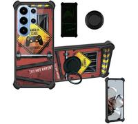 Aroepurt Coque Compatible pour Blackview Wave 10 Coque Étui [avec Trempé 9H Protection D'écran] Case Support de Bague PC + Silicone YGH-JGP